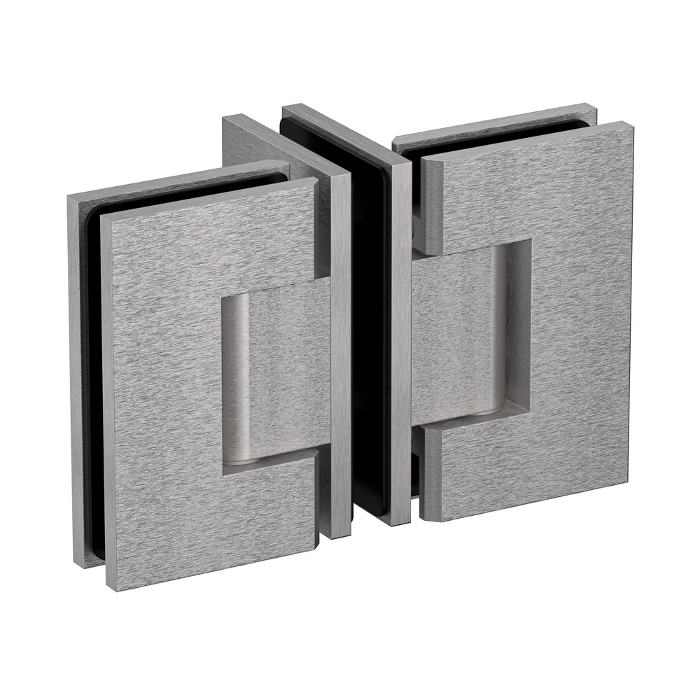 Boston Door to Panel 90 Degree Hinge Satin Nickel