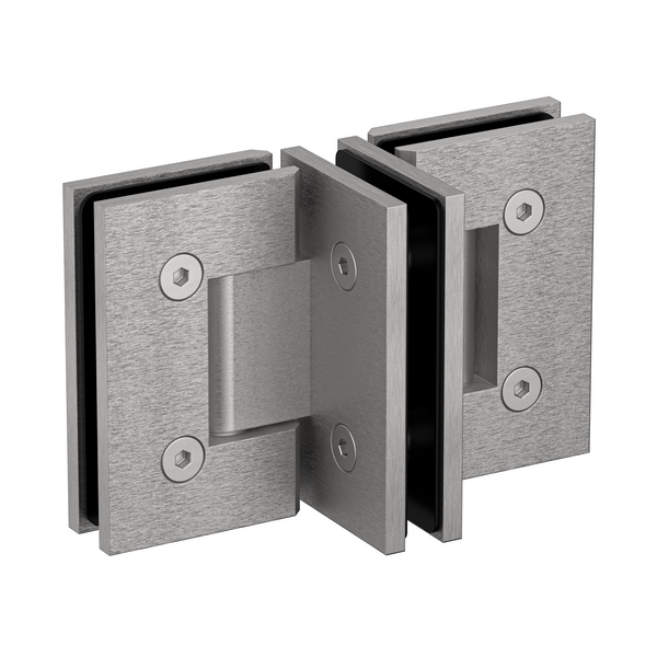Boston Door to Panel 90 Degree Hinge Satin Nickel