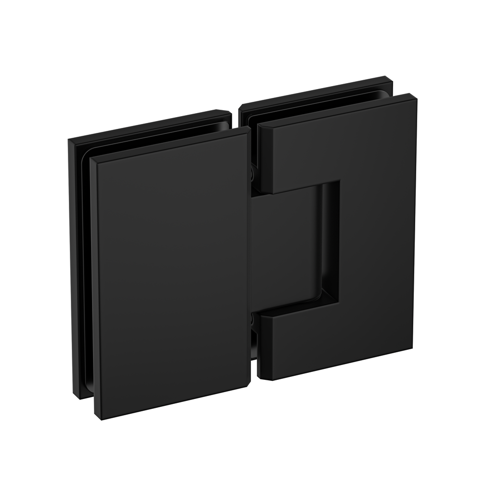 180 degree glass to glass hinge matte black