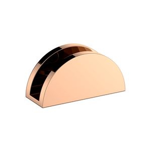 Wall to Glass 90 Degree Clamp Polished Rose Gold