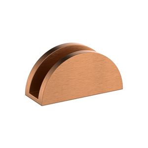 Wall to Glass 90 Degree Clamp Brushed Rose Gold