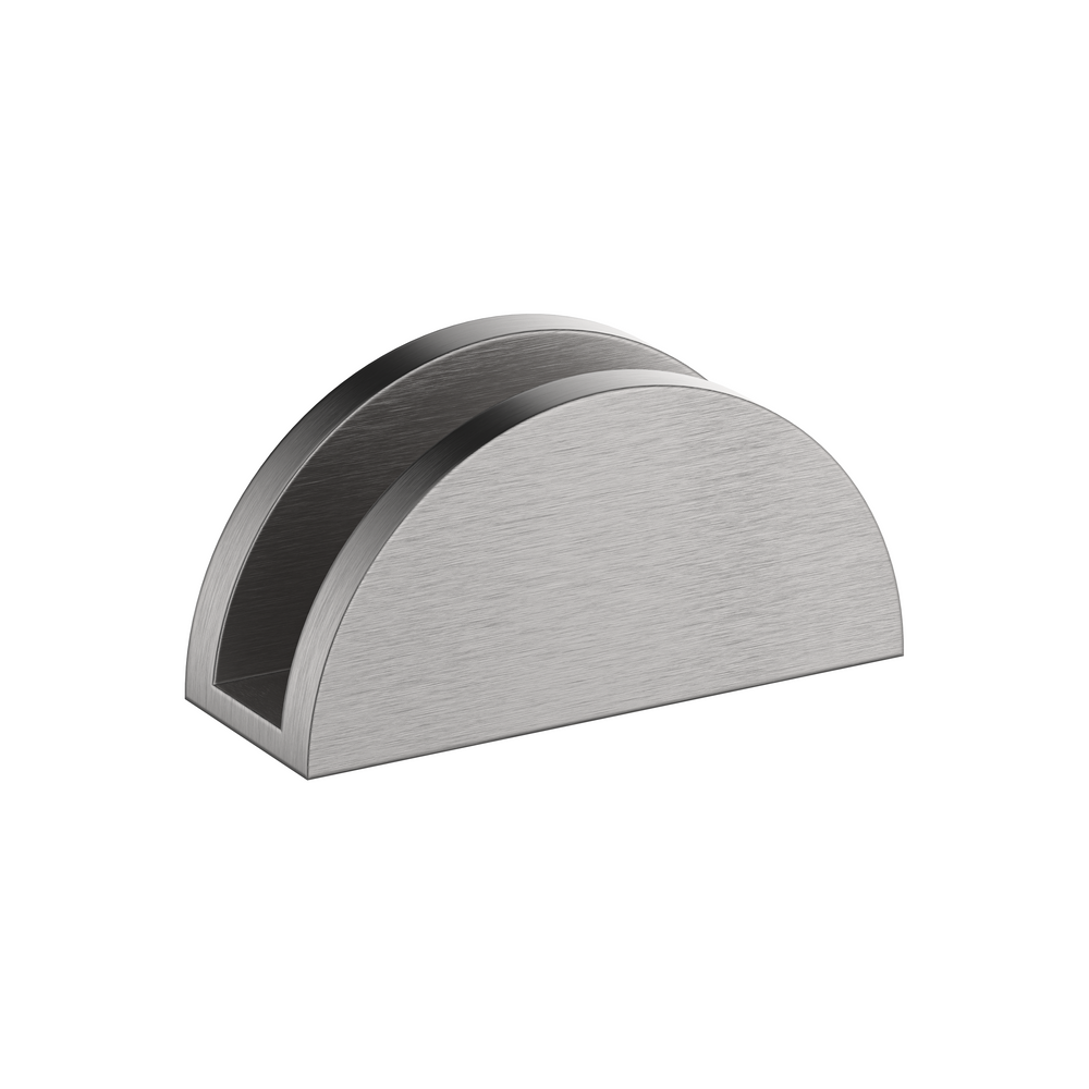 Wall to Glass 90 Degree Clamp Satin Nickel