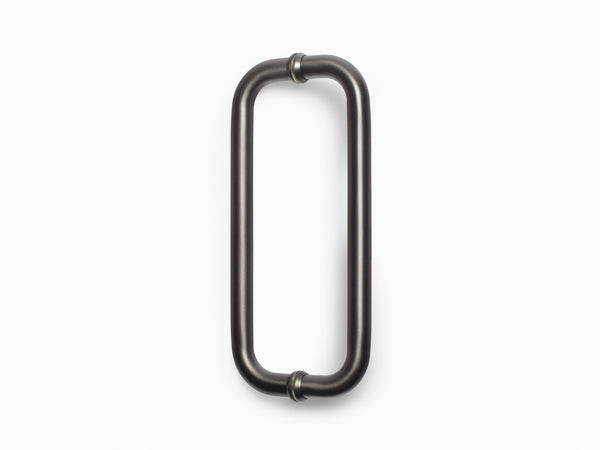 Round Double D Style Double Pull Shower Handle 166 mm - Graphite