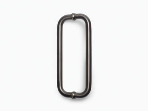 Round Double D Style Double Pull Shower Handle 450 mm - Graphite