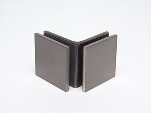 Boutique Range Glass to Glass 90 Degree Bracket - Graphite