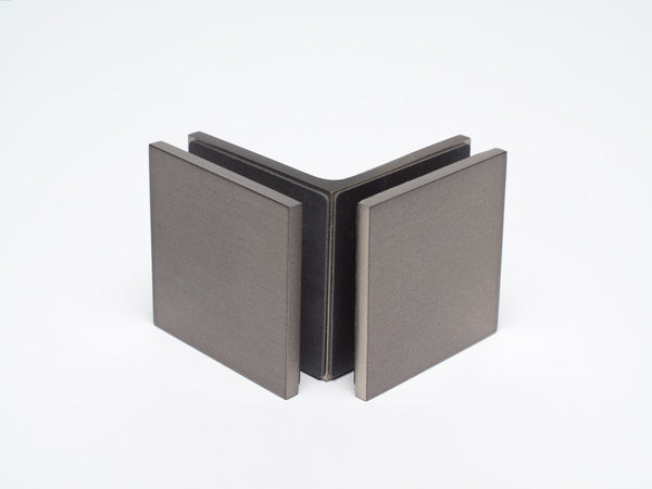 Boutique Range Glass to Glass 90 Degree Bracket - Graphite