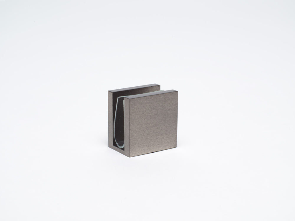 Boutique Range Wall to Glass 90 Degree 10mm Clamp-Graphite