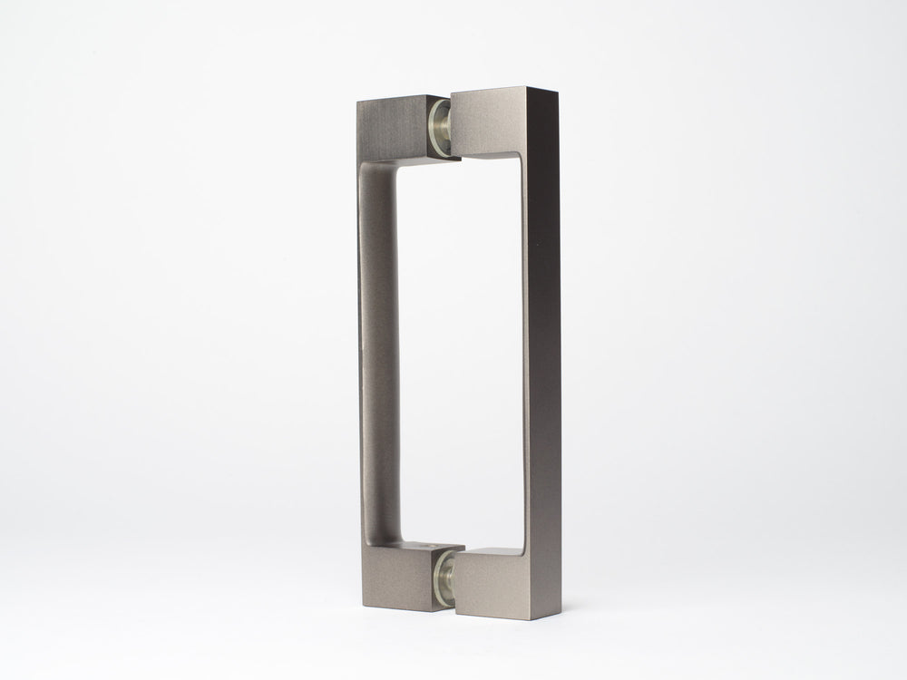 Boutique Range Square Double Pull Shower Handle - Graphite