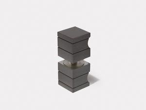 Industry Boutique Square Door Knob - Graphite