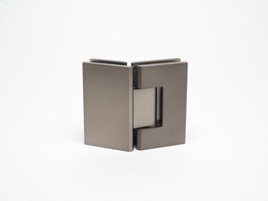 Industry Boutique Glass to Glass 135 Degree Hinge - Graphite