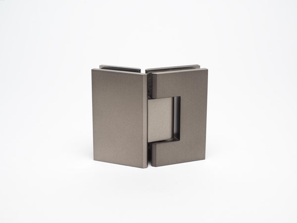 Industry Boutique Glass to Glass 135 Degree Hinge - Graphite