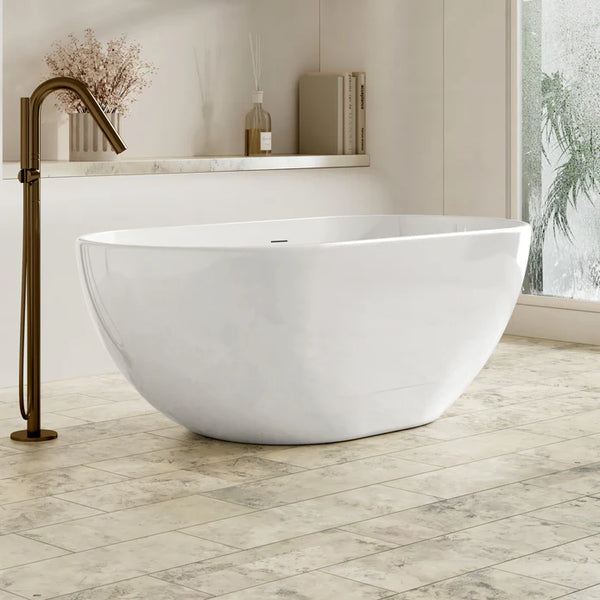 Cassa Egg Shape Bathtub Gloss White