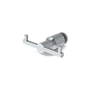 Round Double Robe Hook Polished Chrome