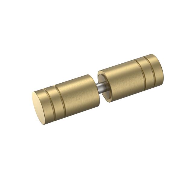 Industry Shower Door Knob IDK6 Soft Gold Brushed