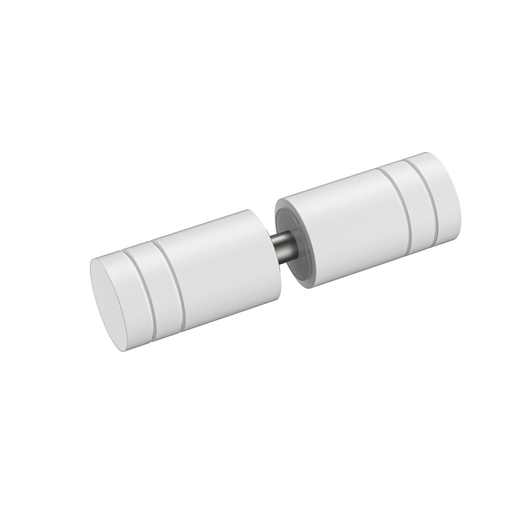 Shower Door Knob DK6E White