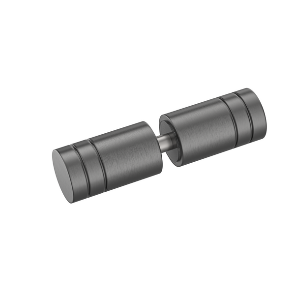 Industry Shower Door Knob IDK6 Brushed Gun Metal
