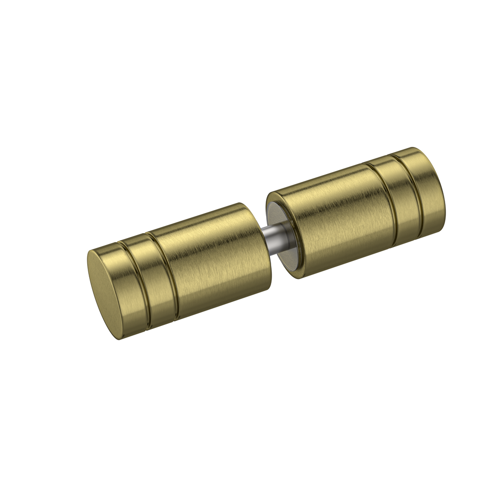 Industry Shower Door Knob IDK6 Brushed Brass