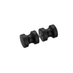 Industry Shower Door Knob IEK8 Matte Black