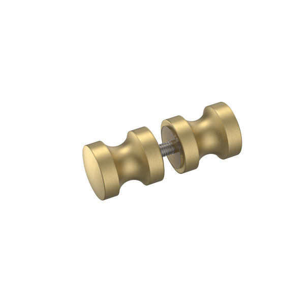 Industry Shower Door Knob IEK8 Soft Gold Brushed