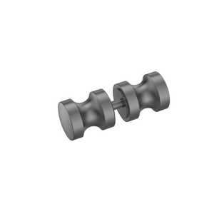 Industry Shower Door Knob IEK8 Brushed Gun Metal