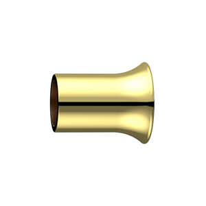 Round 90 Degree Wall to Rail Fitting Polished Gold