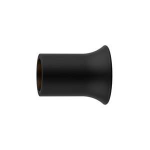 Round 90 Degree Wall to Rail Fitting Matte Black