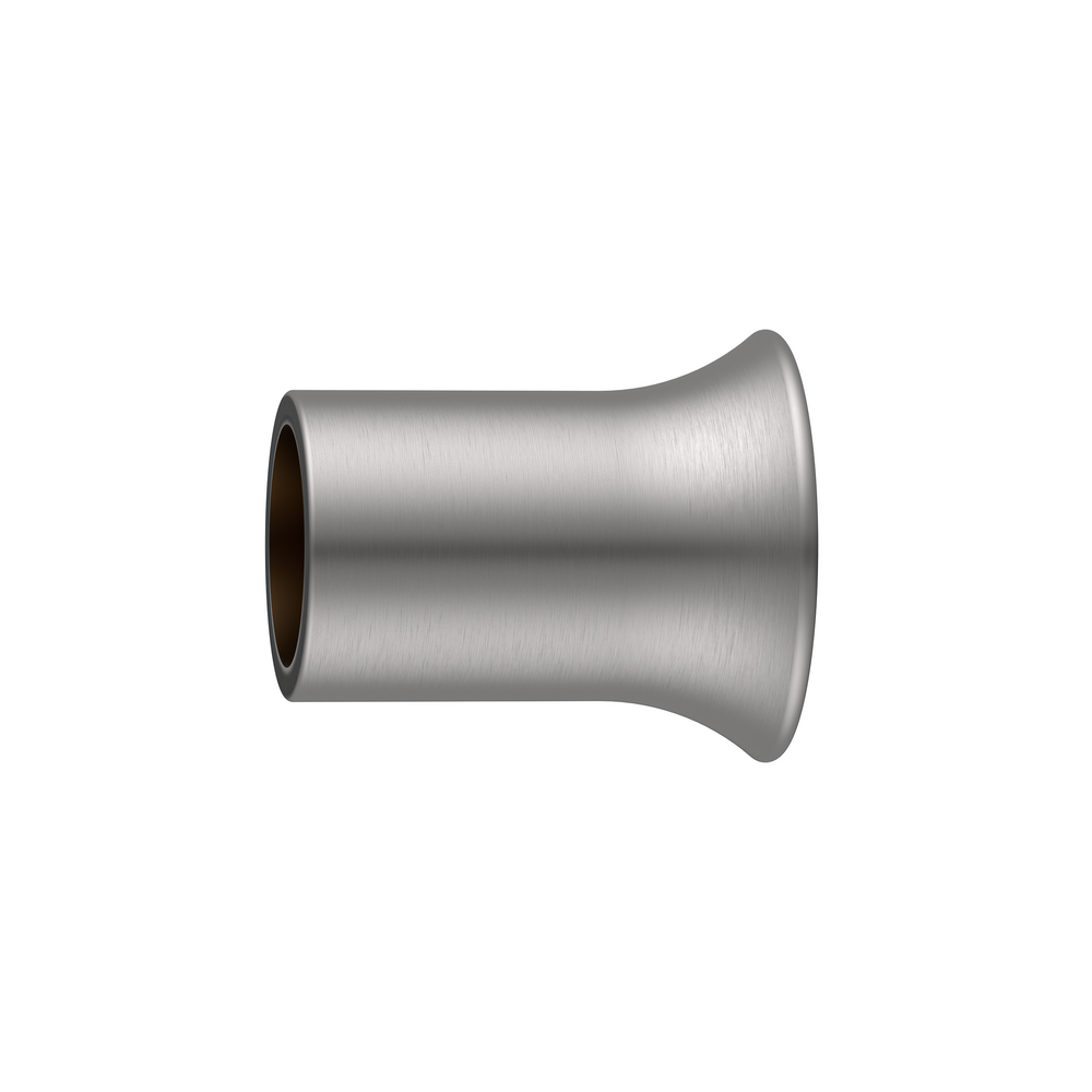 Round 90 Degree Wall to Rail Fitting Satin Nickel