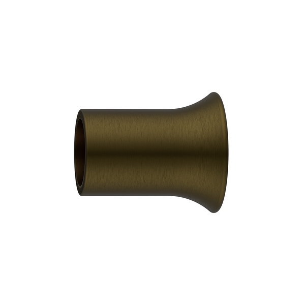 Round 90 Degree Wall to Rail Fitting Antique Brass