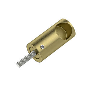 raw brushed brass shower hardware