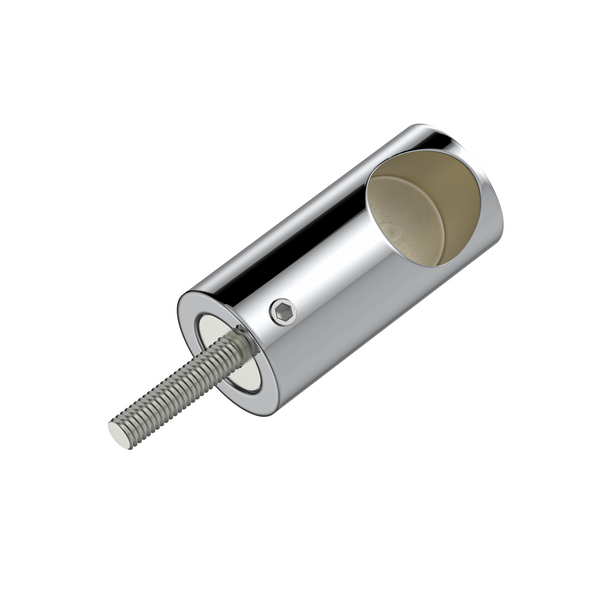 polished chrome shower hardware