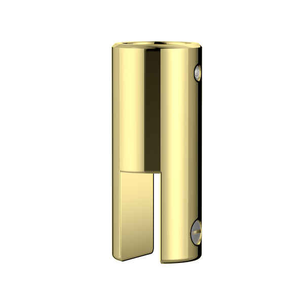 polished gold shower hardware