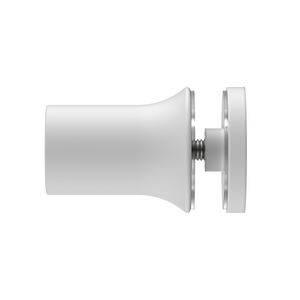 Matte white shower hard ware