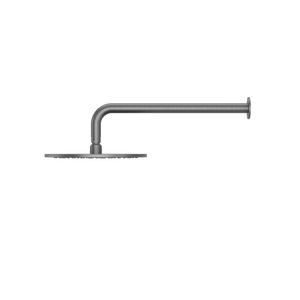 Pinnacles Wall Mount Shower Head  and Arm Brushed Gun Metal