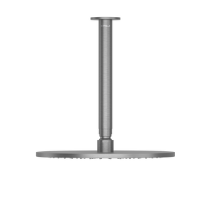 Pinnacles Ceiling Shower Arm and Head Brushed Gun Metal