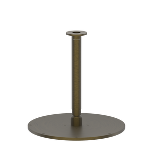Pinnacles Ceiling Shower Arm and Head Antique Brass