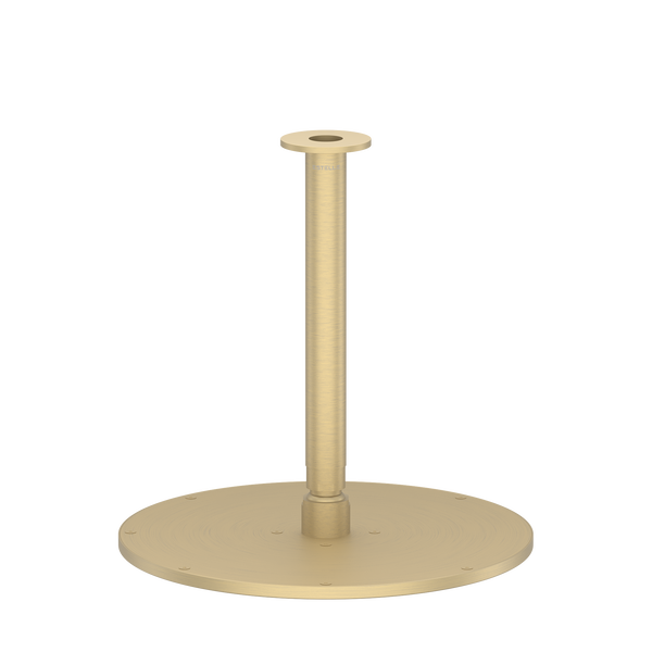 Pinnacles Ceiling Shower Arm and  Head Soft Gold Brushed