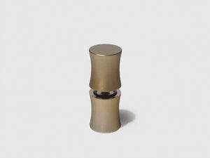 Boutique Range Shower Door Knob EK2 - Luxe Brushed Brass