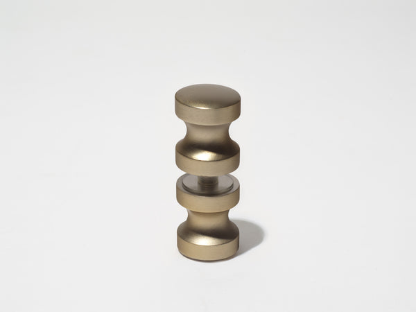 Industry Boutique Shower Door Knob IEK8 - Luxe Brushed Brass