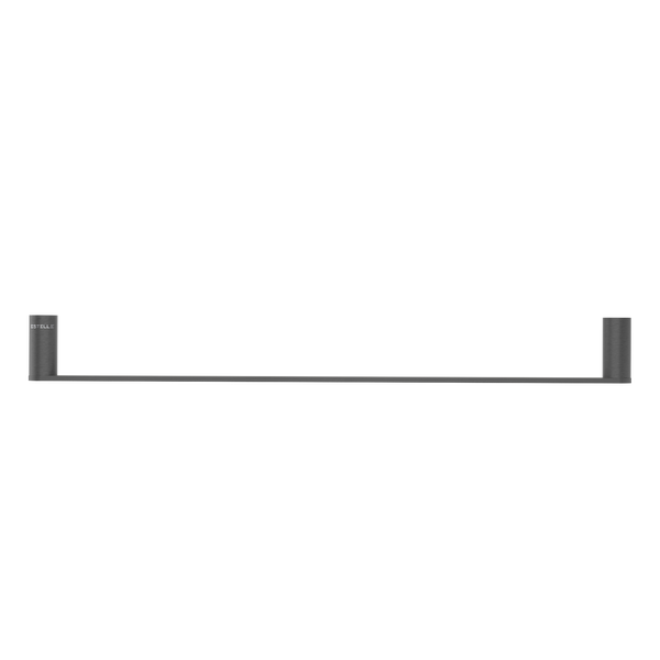 Pinnacles Towel Rail Single  600mm Brushed Gun Metal