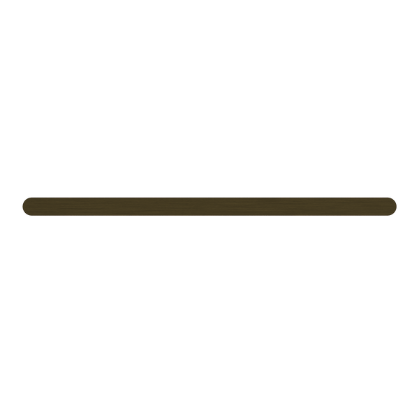 Pinnacles Towel Rail Single 600mm Antique Brass