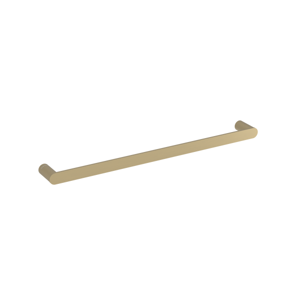 Pinnacles Towel Rail Single 600mm Soft Gold Brushed