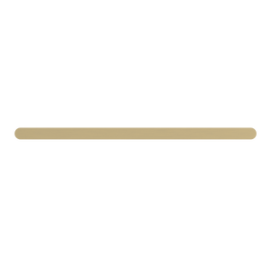 Pinnacles Towel Rail Single 600mm Soft Gold Brushed