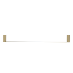 Pinnacles Towel Rail Single 600mm Soft Gold Brushed