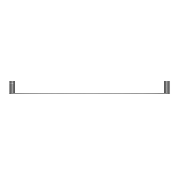 Pinnacles Towel Rail Single 800mm Brushed Gun Metal