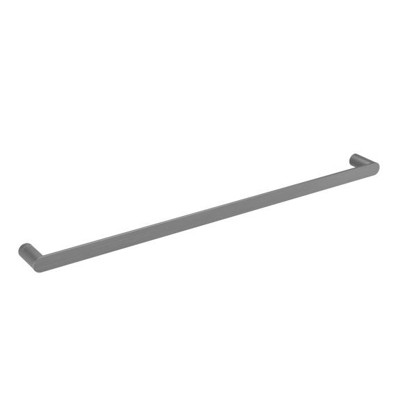 Pinnacles Towel Rail Single 800mm Brushed Gun Metal