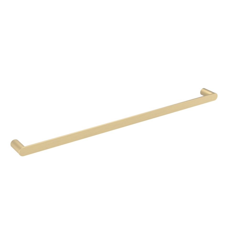 Pinnacles Towel Rail Single 800 mm  Soft Gold Brushed