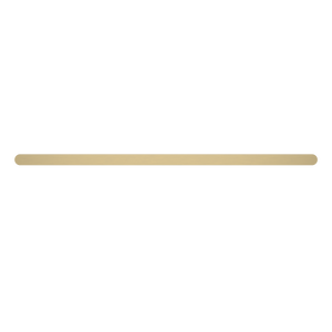 Pinnacles Towel Rail Single 800 mm  Soft Gold Brushed