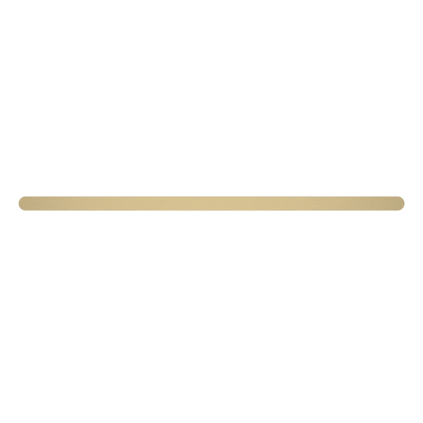 Pinnacles Towel Rail Single 800 mm  Soft Gold Brushed