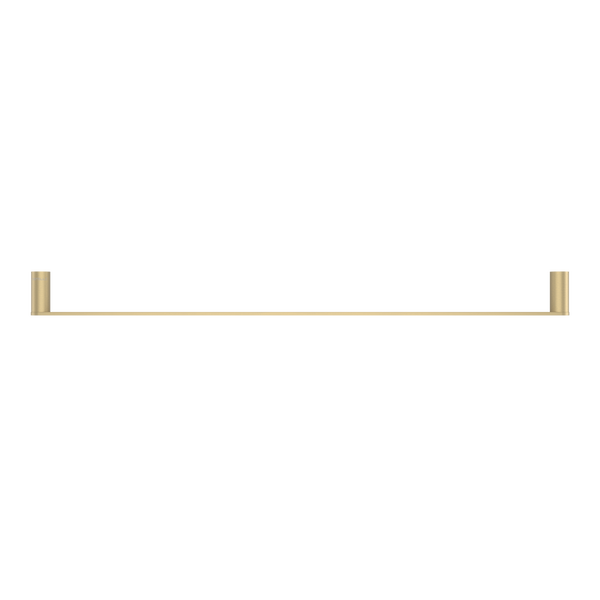 Pinnacles Towel Rail Single 800 mm  Soft Gold Brushed