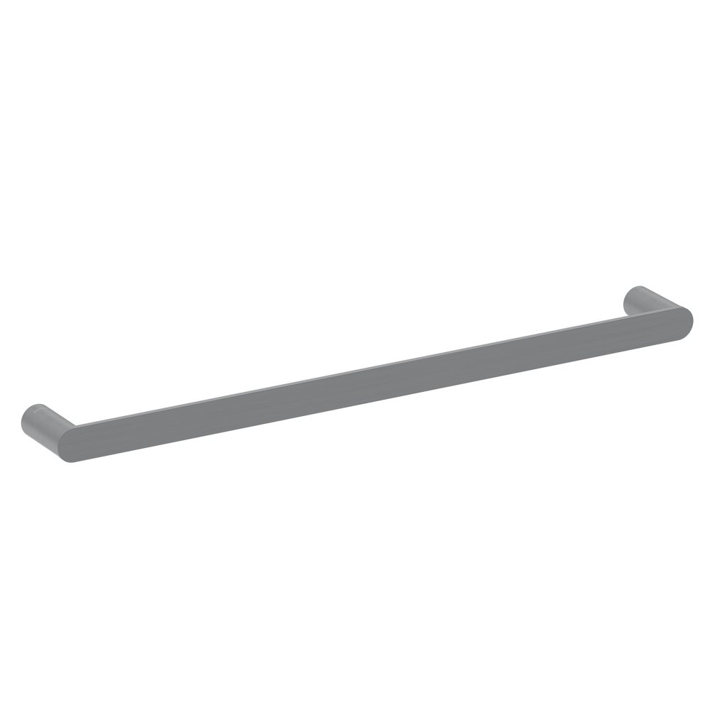 Pinnacles Towel Rail Single  600mm Brushed Gun Metal